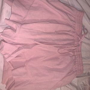 Pink shorts
